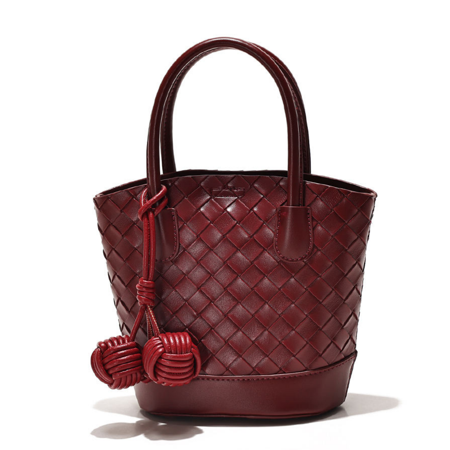 High Capacity Stylish Elegant PU Woven Leather Women's Handbag for Shopping