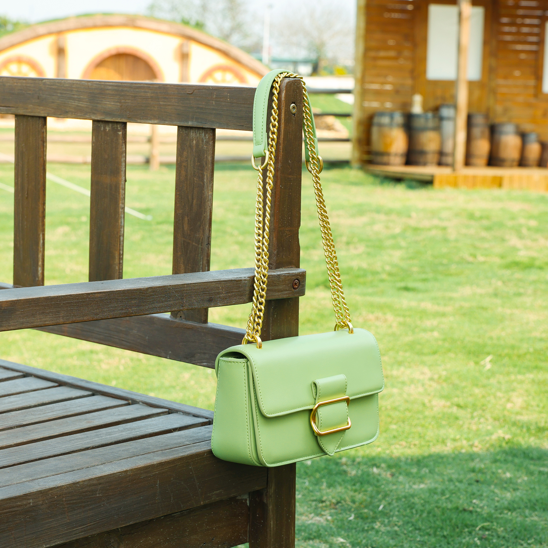 Fashion Casual Popular PU Leather Women's Underarm Bag Shoulder Bag for Shopping