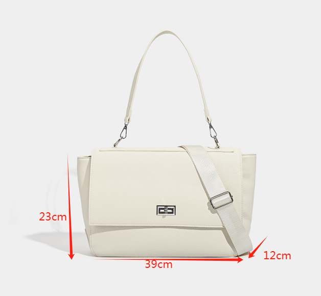 Fashionable and Simple PU Leather Women's Shoulder Bag for Shopping Daily Day