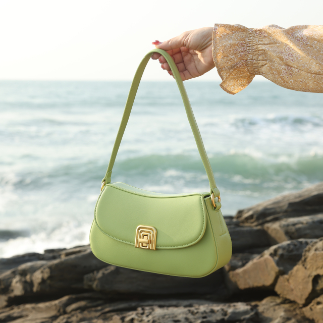 New Arrival Casual Elegant PU Leather Fashion Female Shoulder Bags for Outing