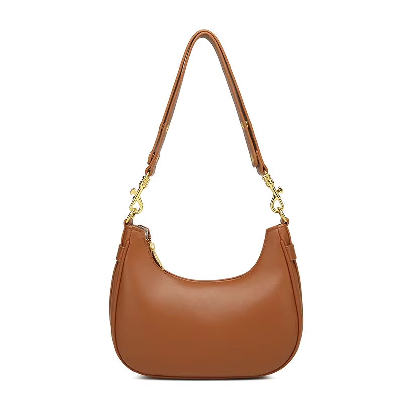 Fashionable Multi Functional PU Leather Shoulder Bag Underarm Bag for Women