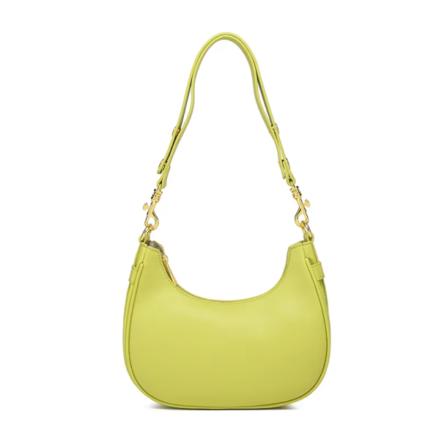Fashionable Multi Functional PU Leather Shoulder Bag Underarm Bag for Women