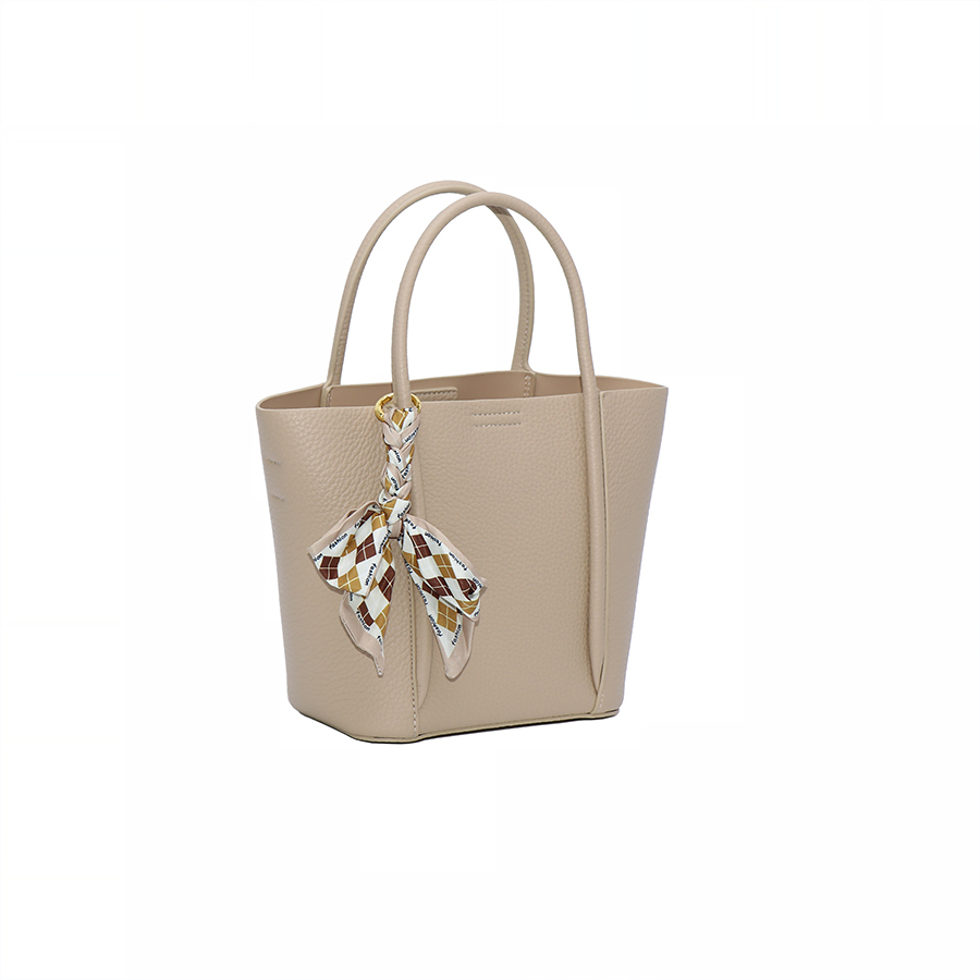 Popular Elegant Stylish Support Customization PU Leather Purses Bucket Bag Handbag