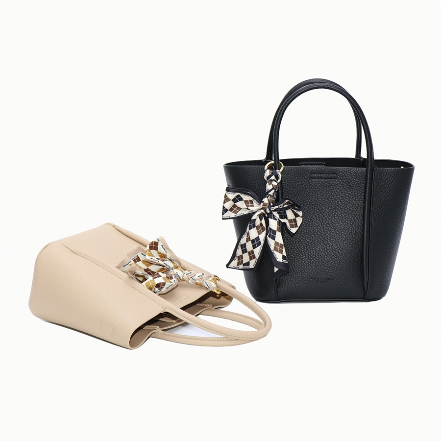 Popular Elegant Stylish Support Customization PU Leather Purses Bucket Bag Handbag