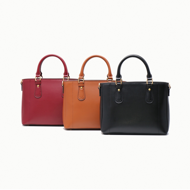 Luxury Elegant High Capacity Genuine Leather Handbag Crossbody Bag for Women Shopping Travel