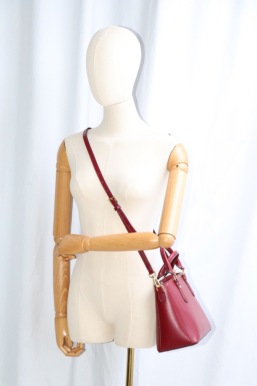 Luxury Elegant High Capacity Genuine Leather Handbag Crossbody Bag for Women Shopping Travel