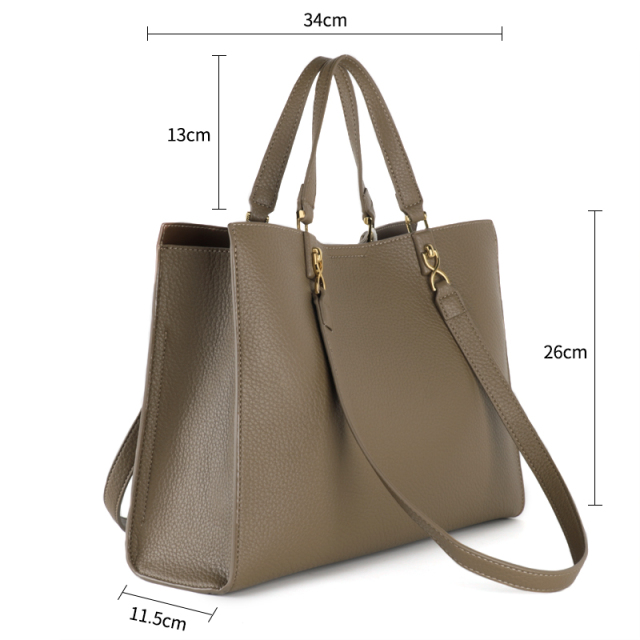 Fashionable Large Capacity PU Leather Women's Shoulder Bags Crossbody Bag for Shopping