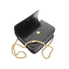 Large Capacity Genuine Leather Support Customized Chain Shoulder Bag Crossbody Bag for Women