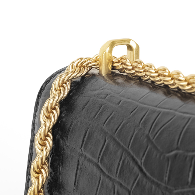 Large Capacity Genuine Leather Support Customized Chain Shoulder Bag Crossbody Bag for Women