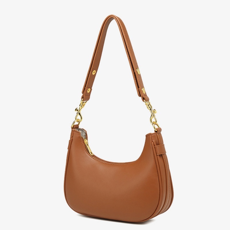 Fashionable Multi Functional PU Leather Shoulder Bag Underarm Bag for Women