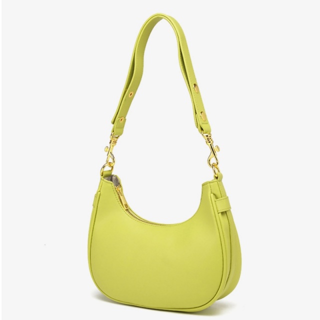 Fashionable Multi Functional PU Leather Shoulder Bag Underarm Bag for Women