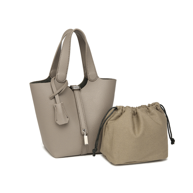 Fashionable Trendy Chic Mini Tote Bags PU Leather Handbag for Women's Daily Work and Leisure Travel