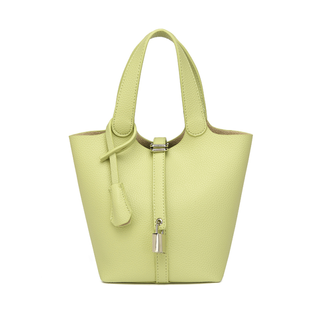 Fashionable Trendy Chic Mini Tote Bags PU Leather Handbag for Women's Daily Work and Leisure Travel