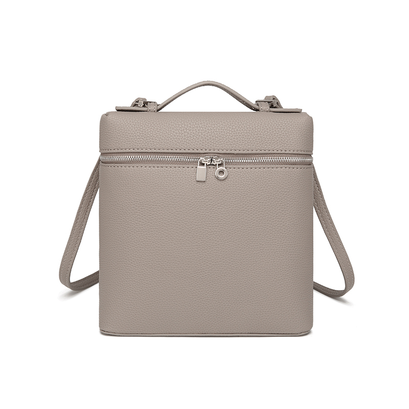 Fashionable Trendy PU Leather Handbag Backpack for Women's Daily Work and Leisure Travel