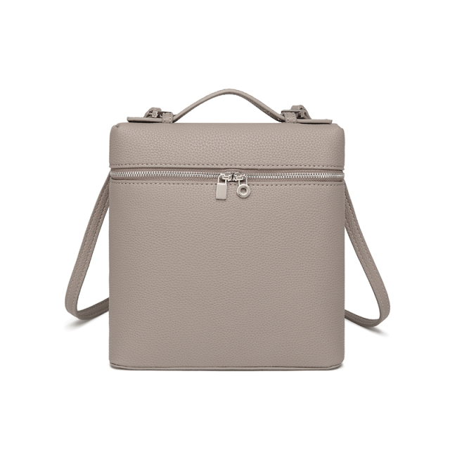 Fashionable Trendy PU Leather Handbag Backpack for Women's Daily Work and Leisure Travel