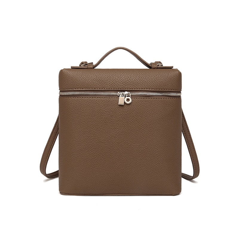 Fashionable Trendy PU Leather Handbag Backpack for Women's Daily Work and Leisure Travel