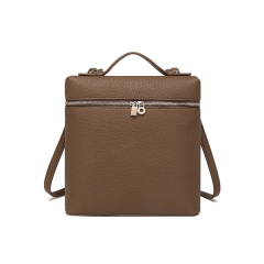 Fashionable Trendy PU Leather Handbag Backpack for Women's Daily Work and Leisure Travel