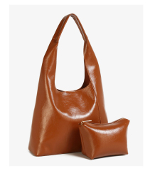 Popular High Capacity PU Leather Women's Underarm Bag Tote Bags Crossbody Bags for Daily Commuters