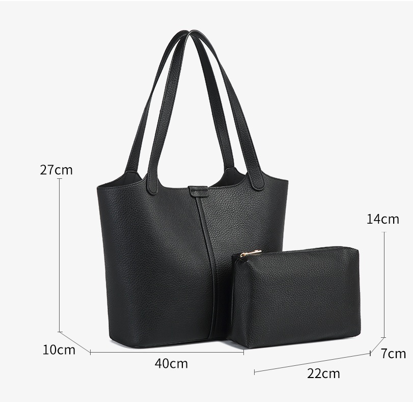 High Quality Casual Large Capacity PU Leather Handbag Crossbody Bag Tote Bag for Outing