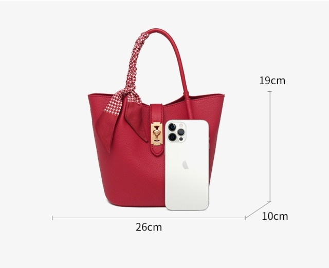 New Product Portable Soft PU Leather Handbag Shoulder Bags Tote Bag for Women