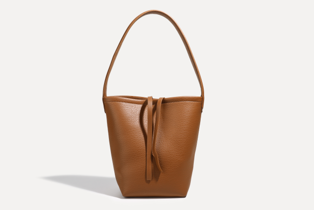 Manufacturer Wholesale Luxurious Trendy Fashionable PU Leather Bucket Bags Handbag for Shopping