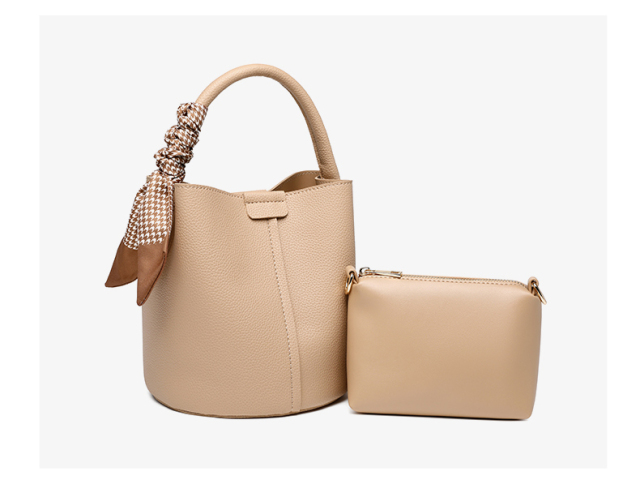 New Arrivals PU Leather Handbag Bucket Bag Shoulder Crossbody Bag for Women