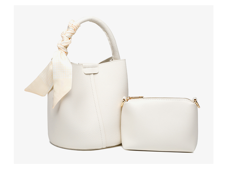 New Arrivals PU Leather Handbag Bucket Bag Shoulder Crossbody Bag for Women