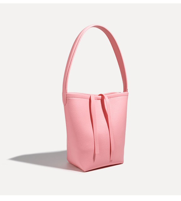 Manufacturer Wholesale Luxurious Trendy Fashionable PU Leather Bucket Bags Handbag for Shopping