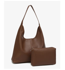 New Design New Fashionable Low MOQ PU Leather Underarm Tote Bag Shoulder Bag for Women