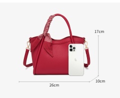 New Style PU Leather Bucket 2-in-1 Women's Handbag Crossbody Bags Purse for Daily Shopping