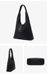 Factory Wholesale Fashion Large Capacity PU Leather Tote Bag Handbag Underarm Bag for Women Girls Lady