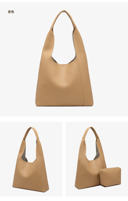 Factory Wholesale Fashion Large Capacity PU Leather Tote Bag Handbag Underarm Bag for Women Girls Lady