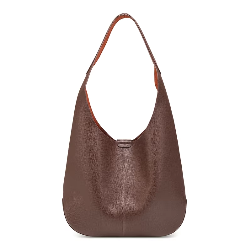 Retro Luxury PU Leather Handbag Bucket Bag Tote Bag for Shopping Travel Outing