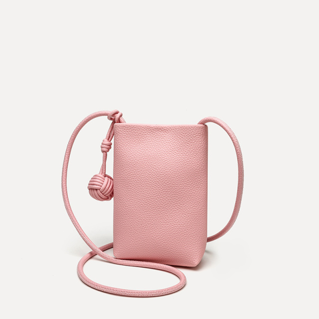 Lovely PU Leather New Mini Bucket Bag Crossbody Shoulder Bags for Shopping Outing Travel
