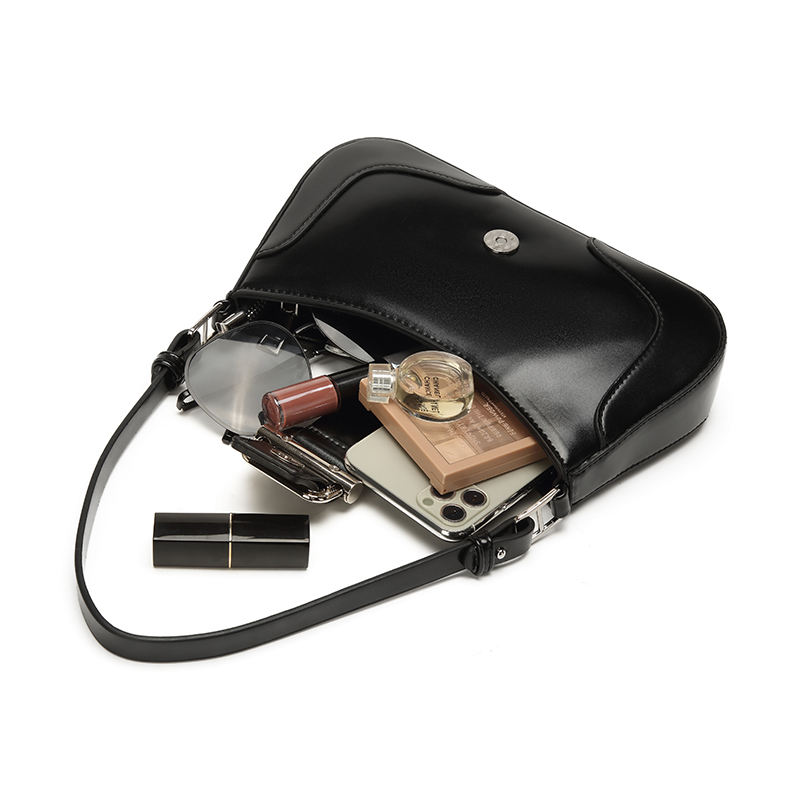Fashionable Pretty PU Leather Women's Underarm Bag Shoulder Bag for Daily