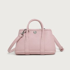 Chic Mini Tote Bags in Versatile Hues Soft Pink Clean White Classic Black Warm Taupe for Casual Outings and Stylish Looks