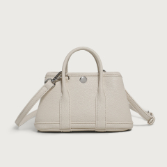 Chic Mini Tote Bags in Versatile Hues Soft Pink Clean White Classic Black Warm Taupe for Casual Outings and Stylish Looks