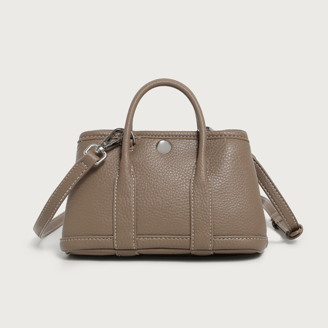 Chic Mini Tote Bags in Versatile Hues Soft Pink Clean White Classic Black Warm Taupe for Casual Outings and Stylish Looks