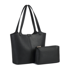 High Quality Casual Large Capacity PU Leather Handbag Crossbody Bag Tote Bag for Outing