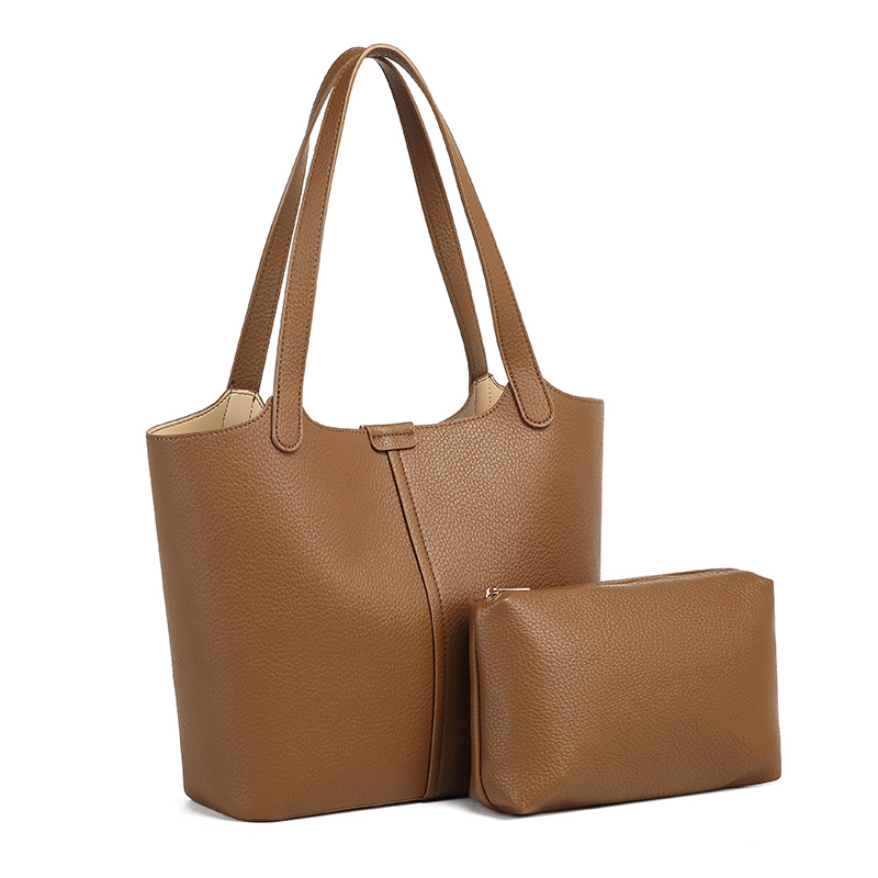 High Quality Casual Large Capacity PU Leather Handbag Crossbody Bag Tote Bag for Outing