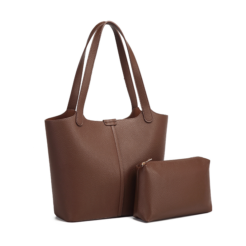 High Quality Casual Large Capacity PU Leather Handbag Crossbody Bag Tote Bag for Outing