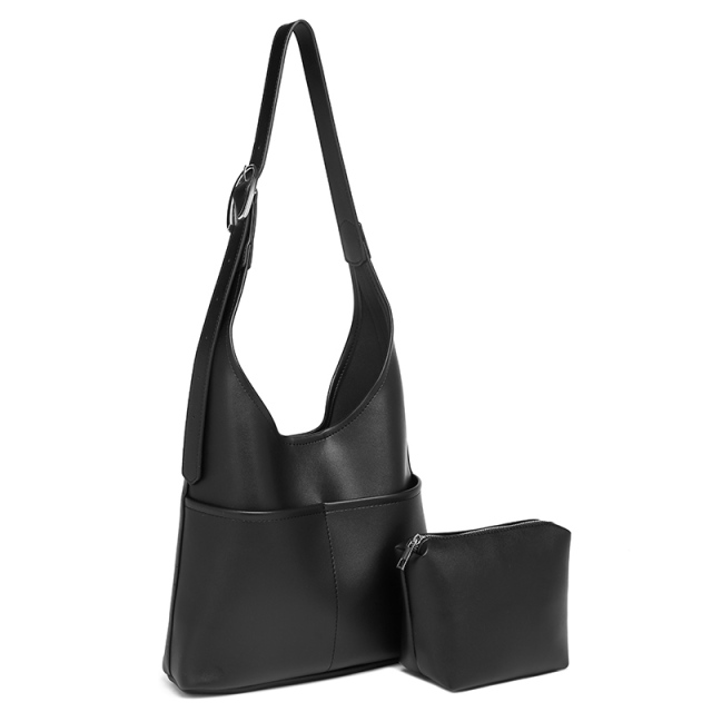 Luxury Designer Large Capacity PU Leather Women Girl Handbag Tote Bag for Shopping Daily Commuting