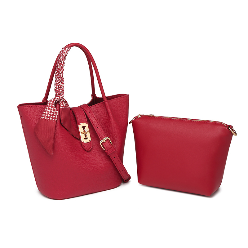 New Product Portable Soft PU Leather Handbag Shoulder Bags Tote Bag for Women