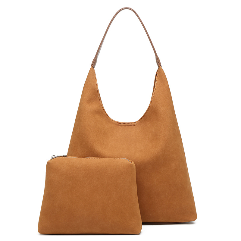 New Simple Designer Casual Large Capacity PU Leather Fashion 2in1/Set Women's Handbags Tote Bags for Shopping