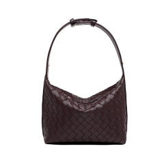 Fashion PU Leather Weave Bag Handbag for Women Shopping Travel Beach Daily Life