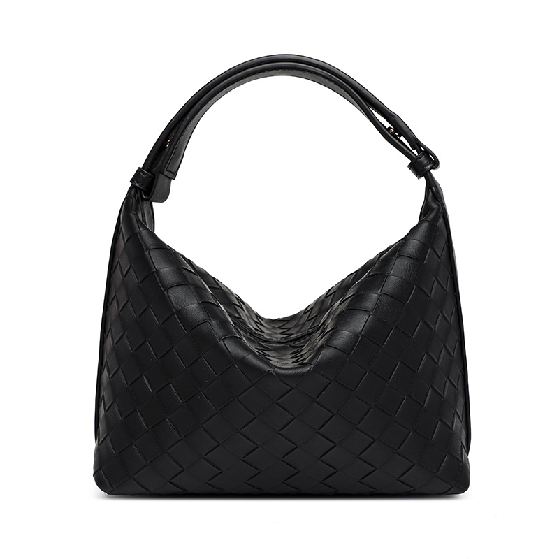 Fashion PU Leather Weave Bag Handbag for Women Shopping Travel Beach Daily Life