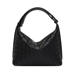Fashion PU Leather Weave Bag Handbag for Women Shopping Travel Beach Daily Life