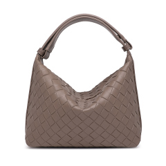 Fashion PU Leather Weave Bag Handbag for Women Shopping Travel Beach Daily Life