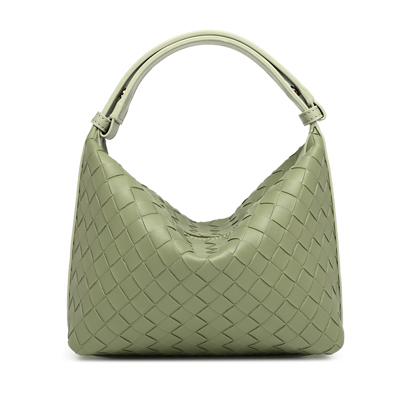 Fashion PU Leather Weave Bag Handbag for Women Shopping Travel Beach Daily Life