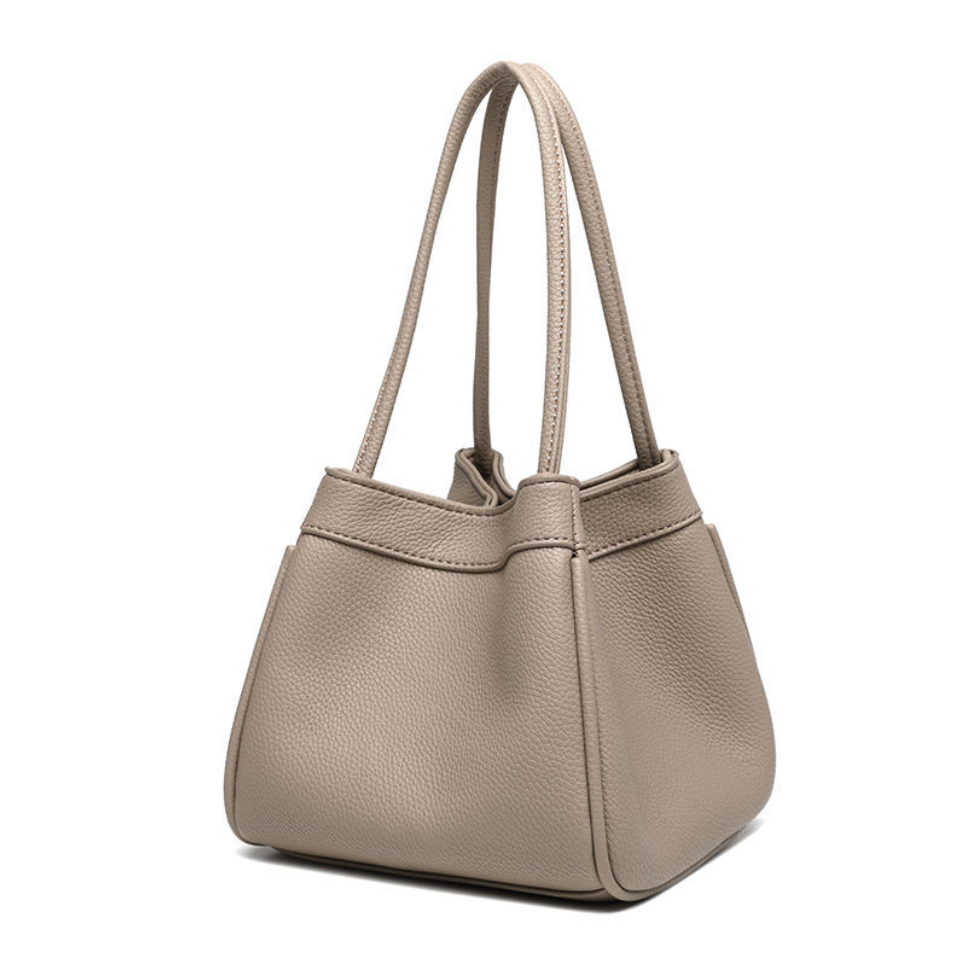 New Bucket PU Leather High Quality Large Capacity Portable Women's Handbag